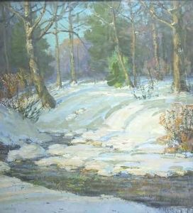 Winter Stream by Walter Koeniger
