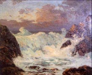 Incoming Sea, Monhegan Island by Walter Koeniger