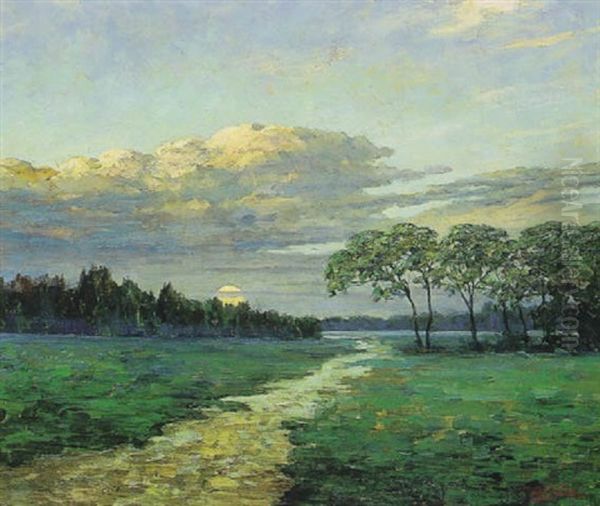 Expansive Landscape At Dusk - view 1