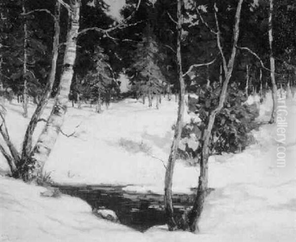 Winter Landscape With Spring - view 1