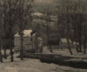 Village In Winter Village In Winter