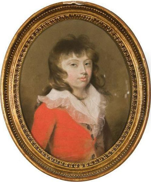 Portrait Of A Boy In A Red Jacket. - view 1