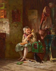 Der Vogelfreund by Pancraz Koerle
