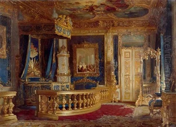 Schlafzimmer Ludwig Ii. In Der Munchner Residenz - view 1