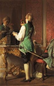 Das Medaillon by Pancraz Koerle