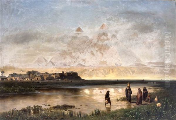 Die Pyramiden Von Gizeh, Morgenstimmung - view 1