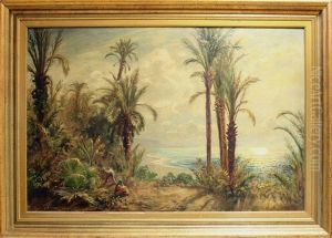 Palmenhain Bordighera by Ernest Karl Eugen Koerner