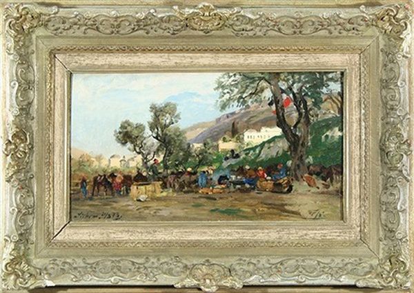 Horsemen Resting Sichem - view 1