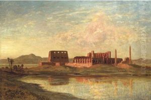 Ancient Ruins On The Banks Of The Nile