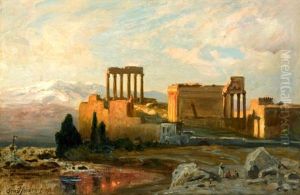 View Of Baalbeck, Lebanon View Of Baalbeck, Lebanon