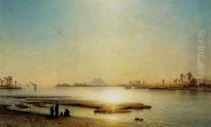 View Of The Nile by Ernest Karl Eugen Koerner