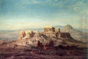 The Acropolis, Athens by Ernest Karl Eugen Koerner