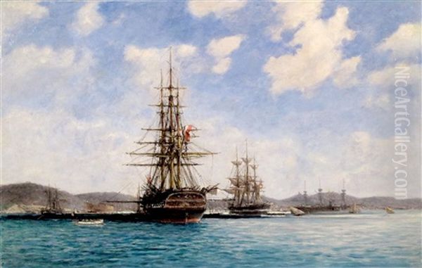 Navires Dans La Rade De Toulon - view 1