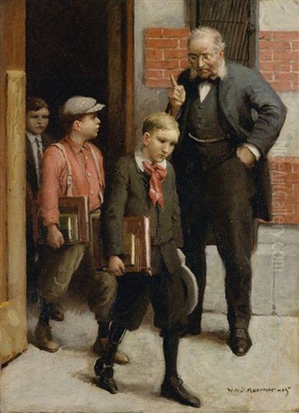 They Silently Permitted The Still Indignant Principal To Herd Them Out Of The Building - view 1