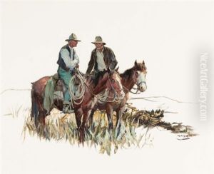 Old Ride And Tie Partners by William Henry Dethlef Koerner