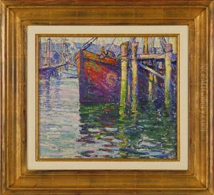The Wharfs At Gloucester by William Henry Dethlef Koerner
