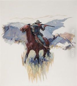 His Target: A Puff Of Smoke by William Henry Dethlef Koerner