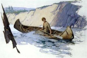 Woman In A Canoe