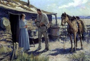 The Buffalo Hunter Comes Callin' by William Henry Dethlef Koerner