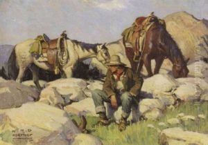 Once In The Saddle by William Henry Dethlef Koerner