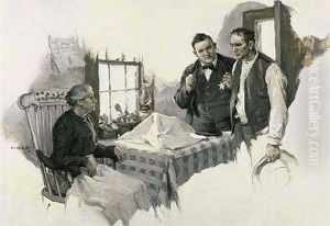 Delivering The News by William Henry Dethlef Koerner