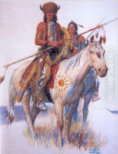 Blackfoot Warriors- In Search Of Coups by William Henry Dethlef Koerner