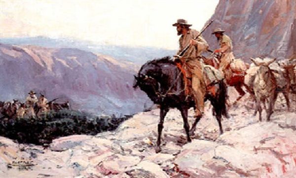 Hunters And Pack Mules - view 1
