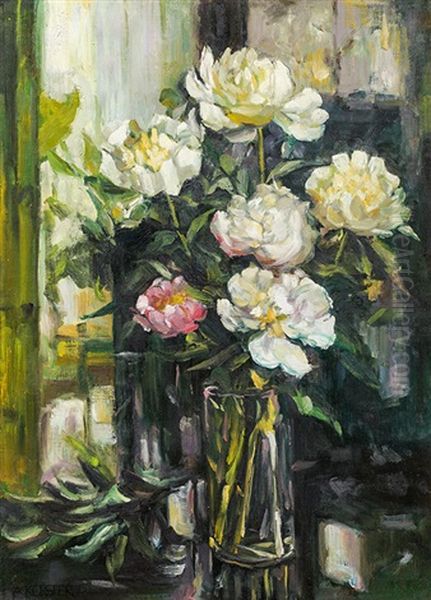 Peonies In A Vase - view 1