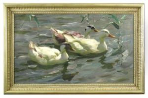 Three Ducks On A River (drei Enten)