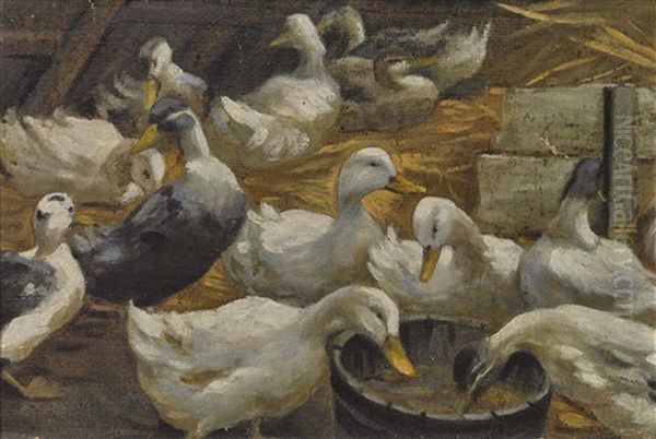 Enten Vor Dem Stall - view 1