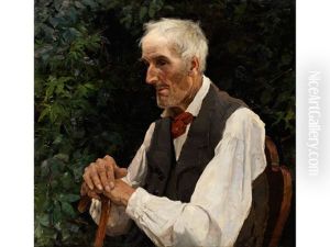 Portrait Eines Alteren Herren by Alexander Max Koester