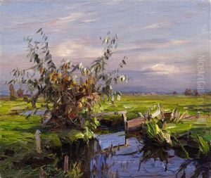 Landscape With A Weir