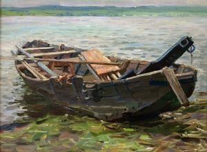 Boot Am Wasser by Alexander Max Koester