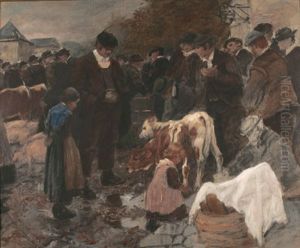 Tiroler Viehmarkt, Klausen by Alexander Max Koester