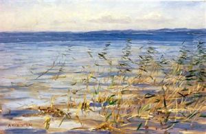 Bodenseelandschaft Bei Morgenstimmung by Alexander Max Koester