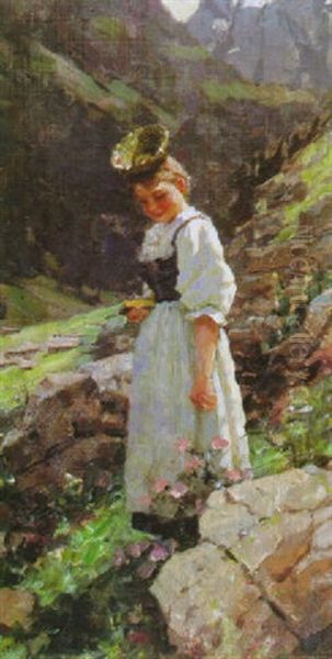 Madchen Im Tracht - view 1