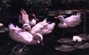 The Lily Pond by Alexander Max Koester