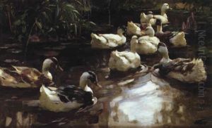 Zehn Enten Im Teich Zehn Enten Im Teich