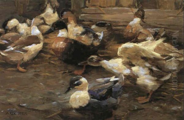 Enten Vor Dem Stall - view 1