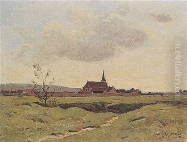 Weite Landschaft Mit Kirche - view 1