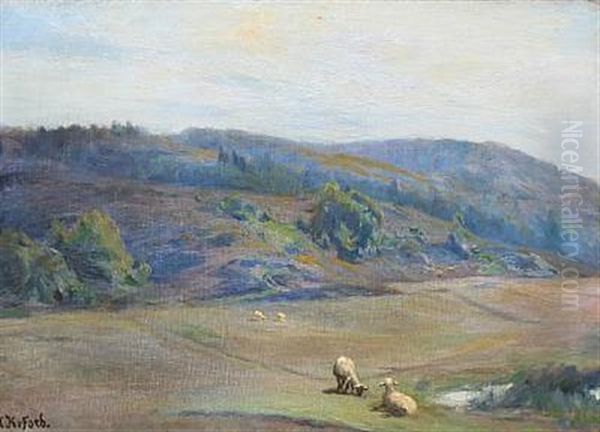 Landscape With Sheep - view 1