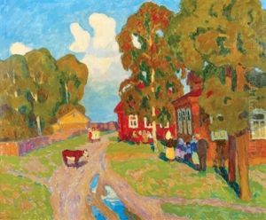 Vecher V Derevne - Evening In The Country by Moishe (Moissey) Kogan