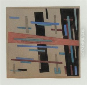 Etude Suprematiste (study) by Nina Osipovna Kogan