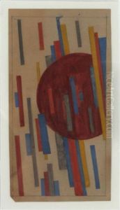 Etude Suprematiste (study) by Nina Osipovna Kogan