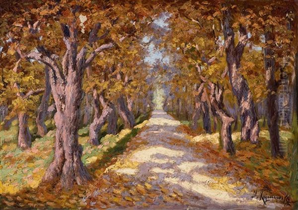 Allee Im Herbst - view 1