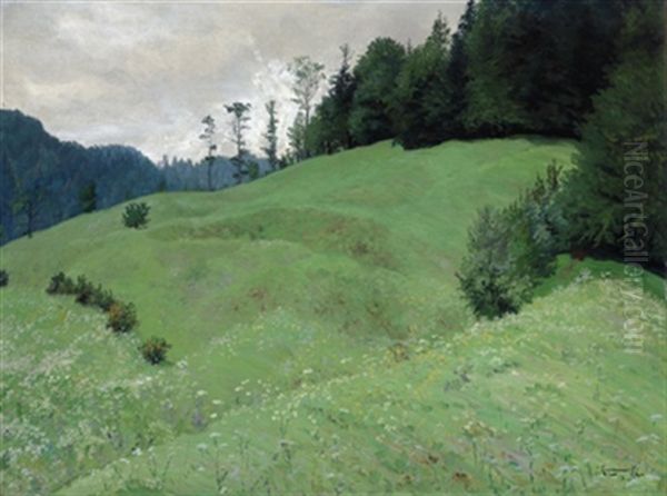 Hugel, Motiv Aus Ischl - view 1