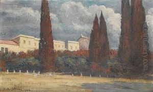 The English Protector's Residence, Corfu by Lykourgos Kogevinas