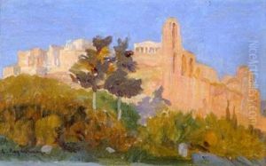 View Of The Acropolis by Lykourgos Kogevinas
