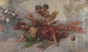 Allegorische Darstellung Der Kindheit by Karl Kogler