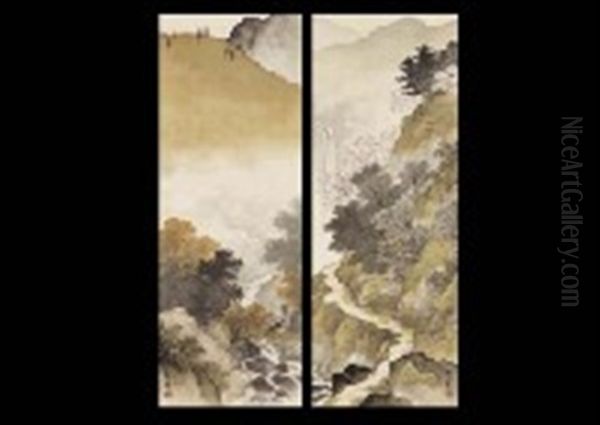 Spring Autumn Landscape (2 Works) - view 1